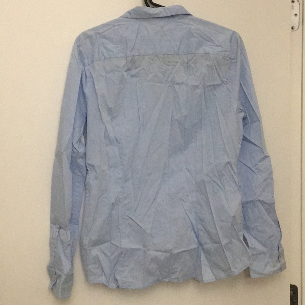 H&M blue button down, 14 - Picture 6 of 6